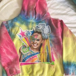 Jojo Siwa 🎀D.R.E.A.M tour hoodie Youth Small EUC